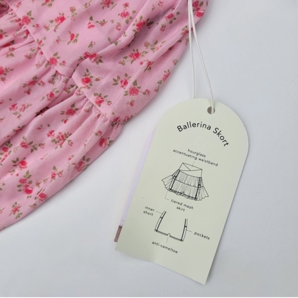 Pink Floral Skort - Picture 9 of 10